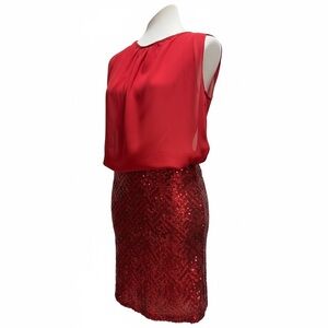 Scarlett Red Sequin Dress | Size 6 | NWT $90 | Valentine’s Day Ready
